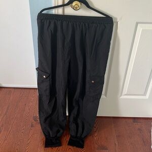 Alternative black baggy pants